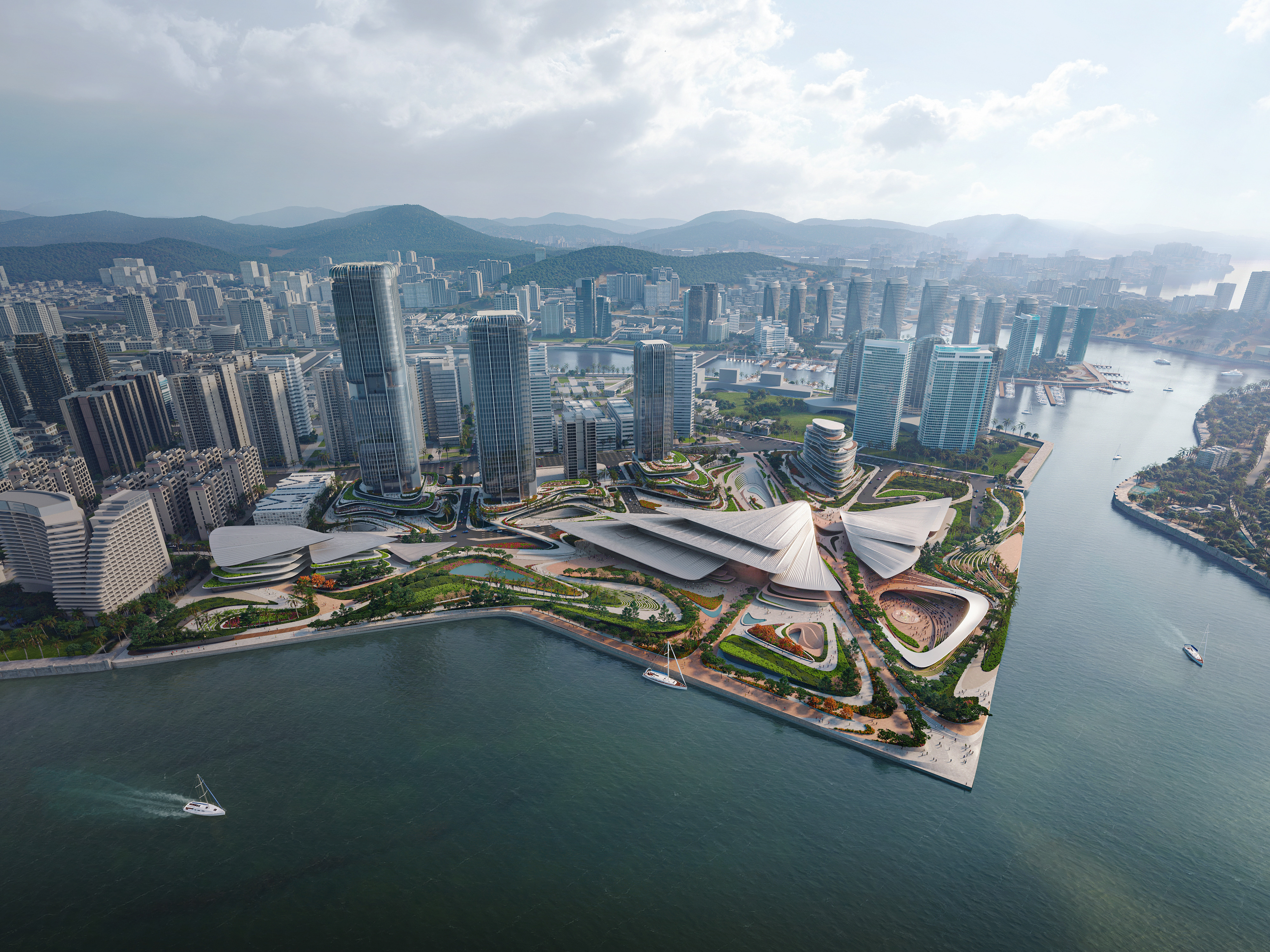 ZHA wins design competition to build Sanya's new harbourside