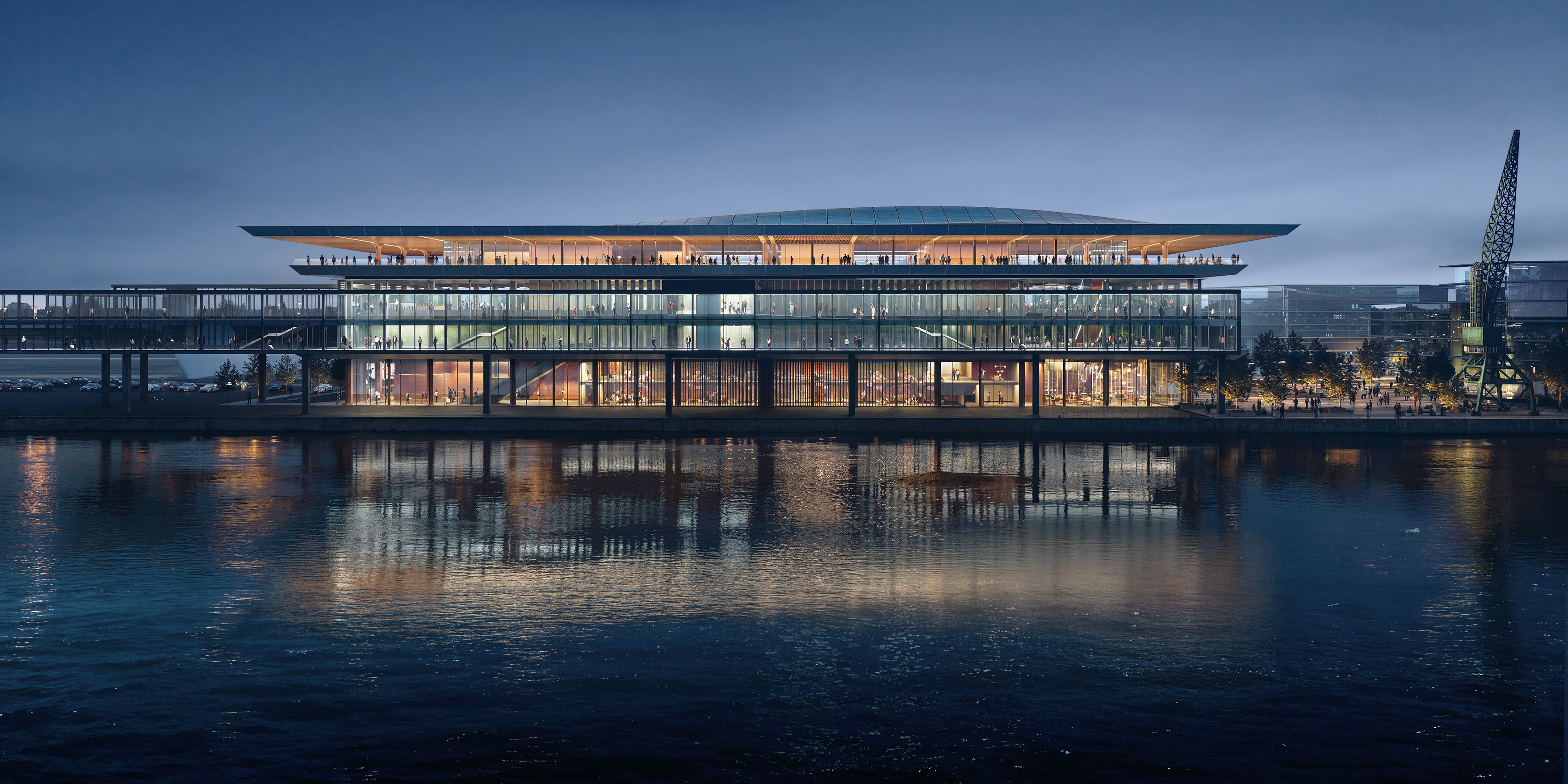 リシャーダの港/Rishadan Port ZHA wins Riga Ropax Ferry Terminal competition